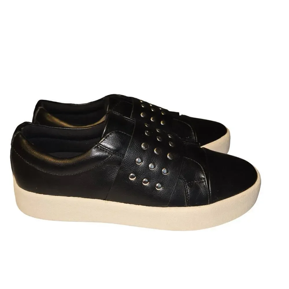 Aldo Chunky Platform Heel‎ Sneakers Slipon Shoes 9 Studded Black Gothic Grunge